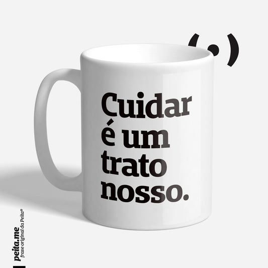 Caneca de Cerâmica Branca