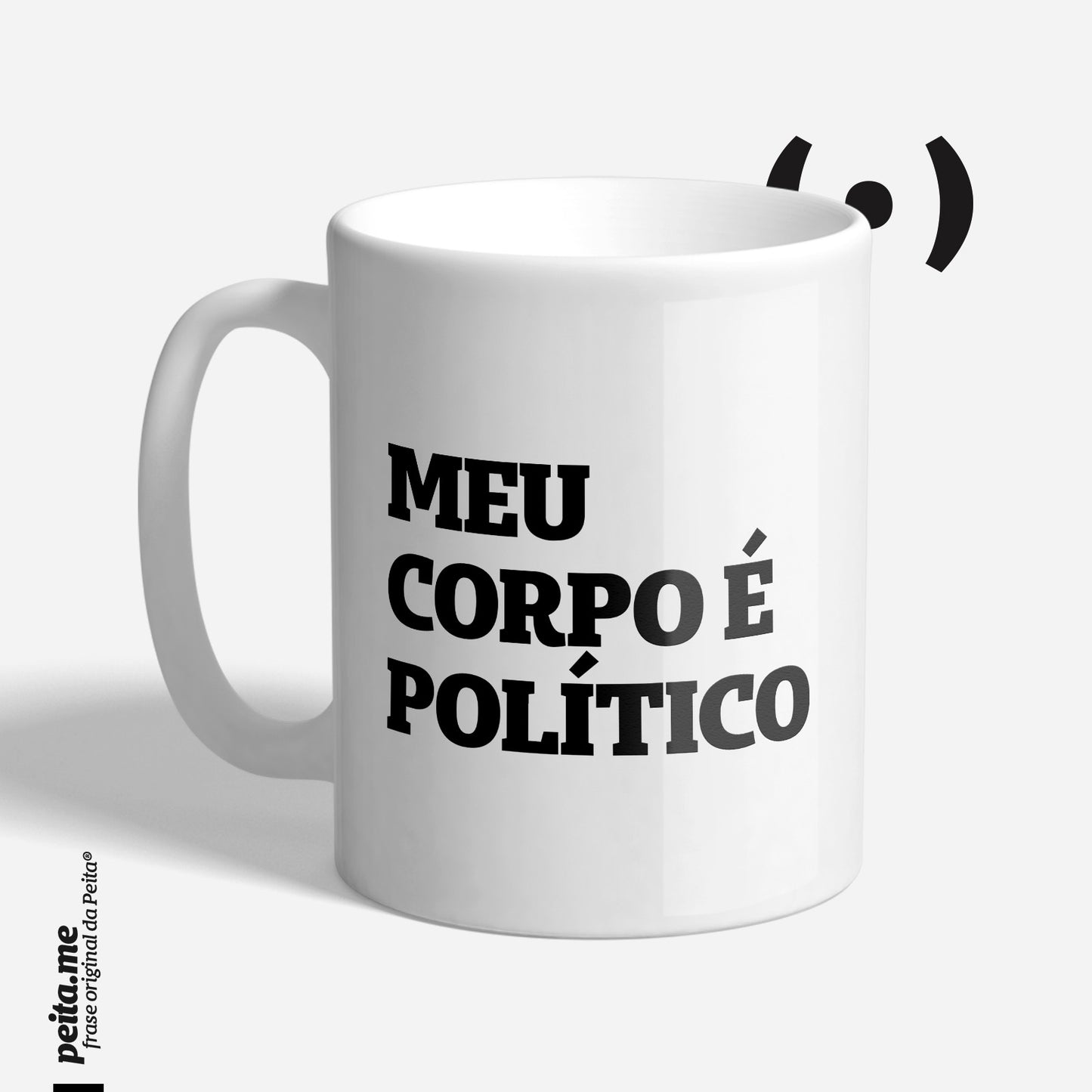 Caneca de Cerâmica Branca