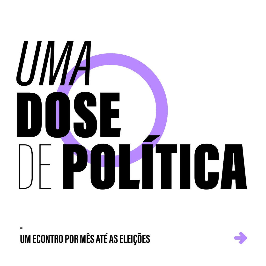 1 UMA DOSE DE POLÍTICA  O que é política, o que é político? – PEITA