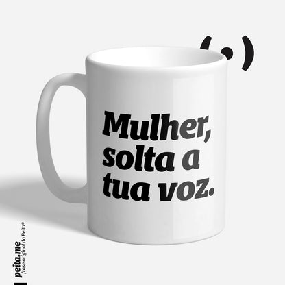 Caneca de Cerâmica Branca